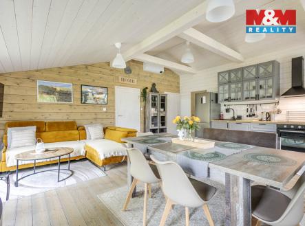 kuchyň s obývacím pokojem | Prodej - dům/vila, 100 m²