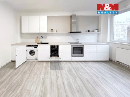 Obývací pokoj s KK | Pronájem bytu, 2+kk, 45 m²
