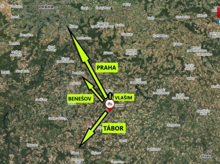 MAPA VZDÁLENOSTÍ.jpg | Prodej - pozemek pro bydlení, 636 m²