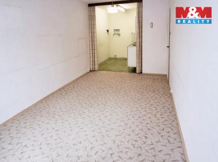 Obývací pokoj s KK.jpg | Prodej bytu, 2+kk, 48 m²
