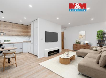 Obývací pokoj | Prodej bytu, 2+kk, 56 m²