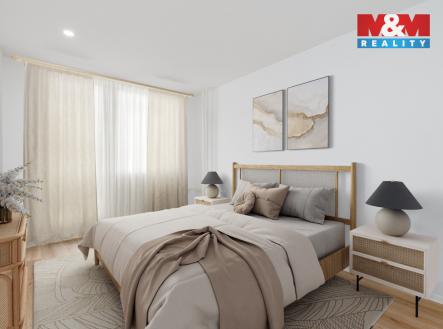 ložnice  | Prodej bytu, 2+kk, 56 m²