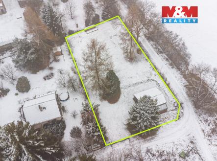POZEMEK LISEK DRON-15 zákres.jpg | Prodej - pozemek pro bydlení, 969 m²