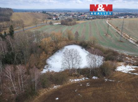 Zimní krajina s částečně zamrzlým rybníkem.jpg | Prodej - pozemek, ostatní, 2 951 m²