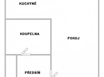pudorys.jpg | Pronájem bytu, 1+kk, 26 m²