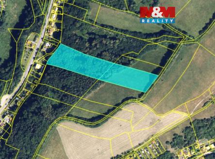 mapka | Prodej - pozemek, les, 5 070 m²