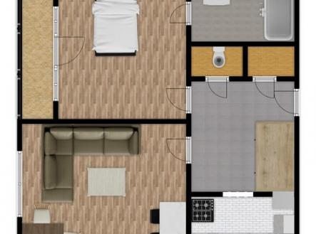 Půdorys - Koldům 1580.jpg | Prodej bytu, 2+1, 52 m²