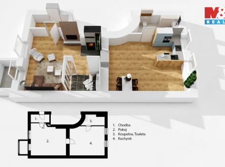 půdorys.jpg | Prodej bytu, 2+kk, 53 m²