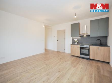 obývací pokoj s kuchyní | Pronájem bytu, 2+kk, 44 m²