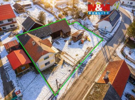 letecký pohled | Prodej - dům/vila, 60 m²