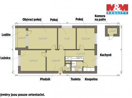 pÖdorys_1.jpg | Prodej bytu, 4+1, 84 m²
