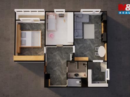 pudorys_001.jpg | Prodej bytu, 3+1, 65 m²