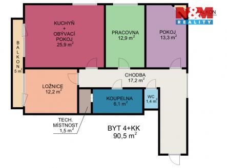 2D (2).jpg | Prodej bytu, 4+kk, 103 m²