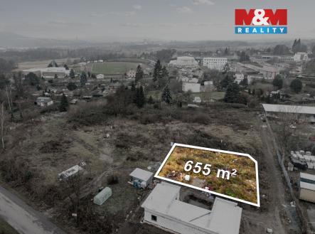 Pohled na pozemek | Prodej - pozemek pro bydlení, 655 m²