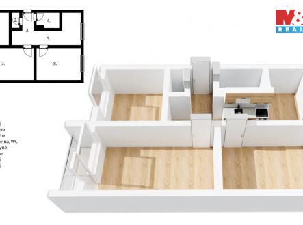půdorys .jpg | Prodej bytu, 3+1, 78 m²