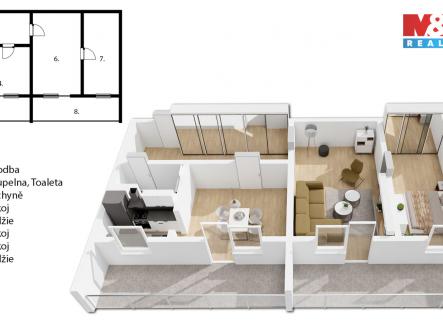 půdorys _.jpg | Prodej bytu, 3+1, 53 m²