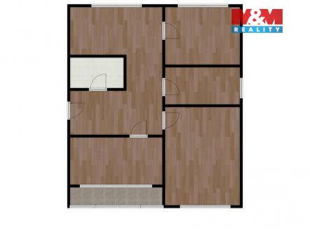 2D půdorys | Prodej bytu, 4+1, 81 m²