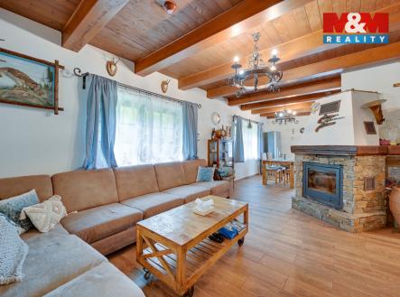 obývací pokoj | Prodej - chata/rekreační objekt, 247 m²