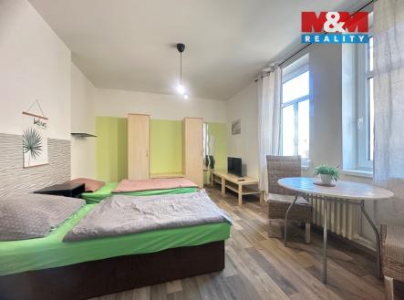 Ložnice | Pronájem bytu, 1+kk, 20 m²