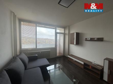 kuchyně a pokoj | Pronájem bytu, 1+kk, 22 m²