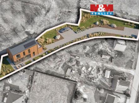 Roudnice pozemek vizualizace.jpg | Prodej - pozemek pro bydlení, 2 569 m²