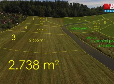Rozdělení parcel | Prodej - pozemek pro bydlení, 2 738 m²