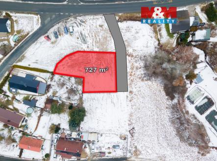 727 m2 cesta .jpeg | Prodej - pozemek pro bydlení, 727 m²