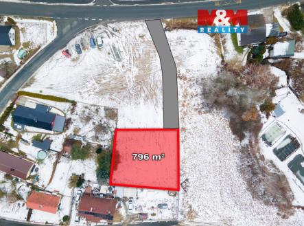 796 m2 cesta.jpeg | Prodej - pozemek pro bydlení, 796 m²