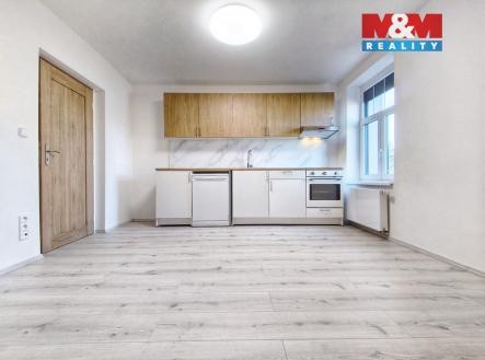 Obývací pokoj s KK | Pronájem bytu, 4+kk, 71 m²