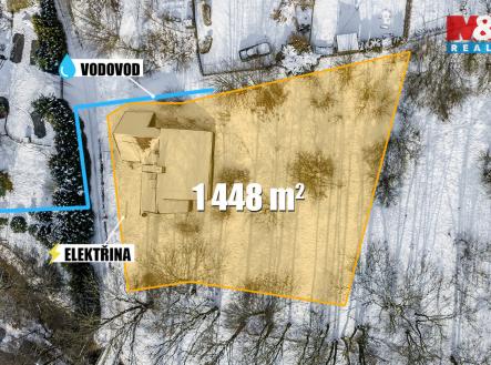Pozemek s vyznačenými sítěmi | Prodej - chata/rekreační objekt, 190 m²