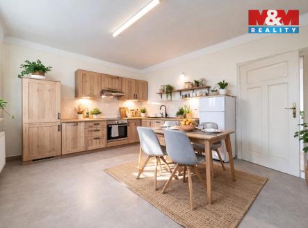 Kuchyň vizualizace.jpg | Prodej - dům/vila, 86 m²
