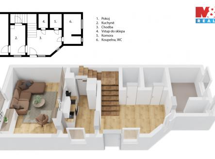 půdorys  .jpg | Prodej - dům/vila, 80 m²