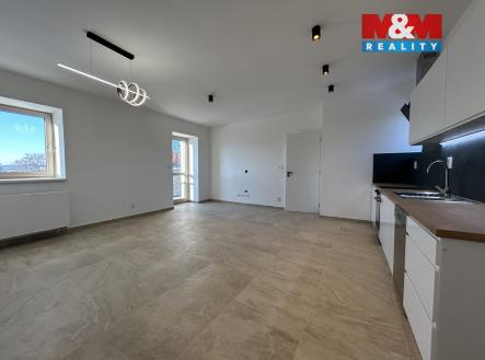 Obývací pokoj  | Pronájem bytu, 3+kk, 70 m²