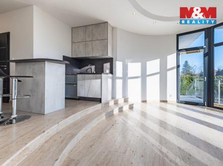 obývací pokoj s kk | Prodej bytu, 1+kk, 34 m²