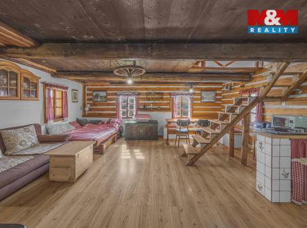 obývací pokoj + KK | Prodej - dům/vila, 134 m²