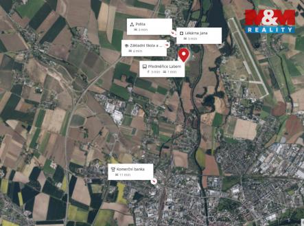 mapa okolí | Pronájem - skladovací prostor, 175 m²