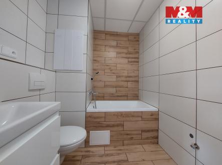 Koupelna s WC | Pronájem bytu, 1+1, 36 m²