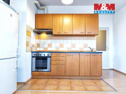 Obývací pokoj s KK | Pronájem bytu, 2+kk, 52 m²