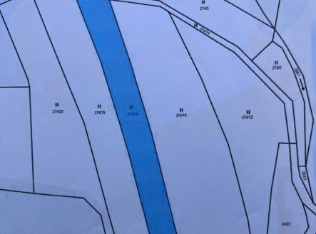 Katastrální mapa | Prodej - pozemek, trvalý travní porost, 2 058 m²