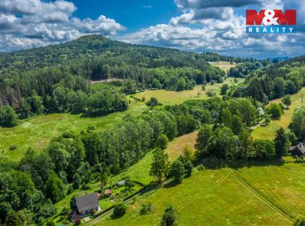 Pohled na pozemek | Prodej - pozemek pro bydlení, 4 140 m²