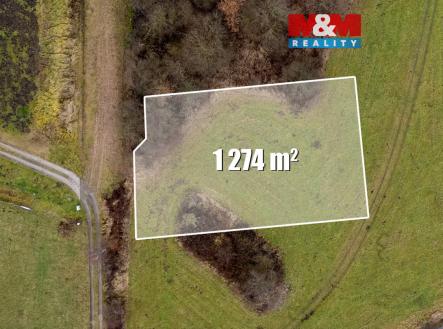 vyznačený pozemek | Prodej - pozemek pro bydlení, 1 274 m²