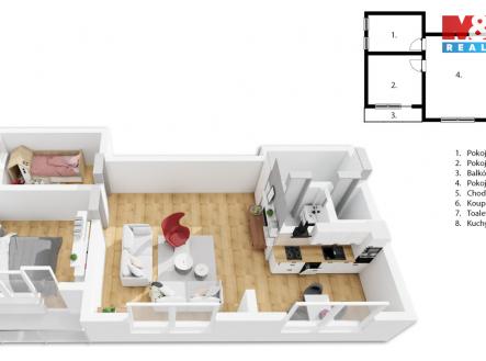 půdorys (7).jpg | Prodej bytu, 3+1, 57 m²