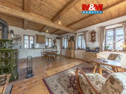 Obývací pokoj+kuchyň | Prodej - dům/vila, 120 m²