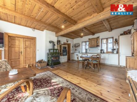 Obývací pokoj+kuchyň | Prodej - dům/vila, 120 m²