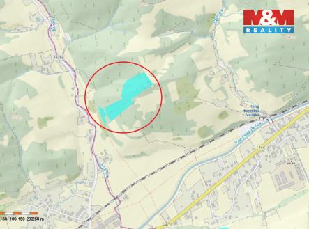 LES1  označen kopie.jpg | Prodej - pozemek, les, 32 112 m²