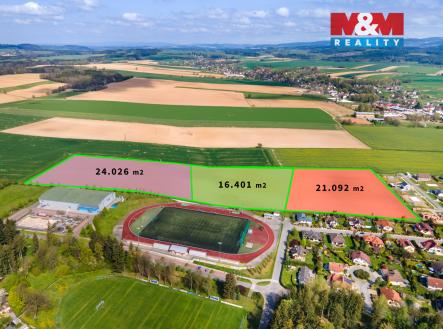 2 barevná - černé výměry.jpg | Prodej - pozemek pro bydlení, 61 519 m²