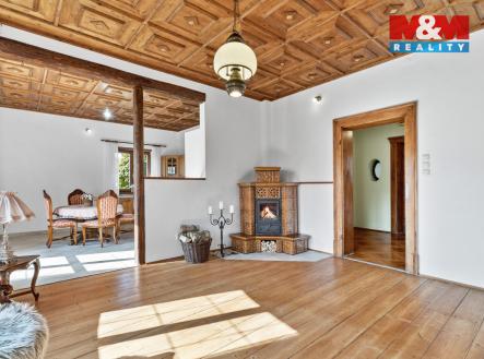 Obývací pokoj 1NP | Prodej - dům/vila, 180 m²