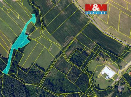 mapka | Prodej - pozemek, trvalý travní porost, 4 884 m²