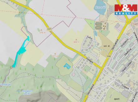 mapka | Prodej - pozemek, trvalý travní porost, 4 884 m²