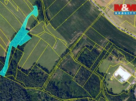 mapka | Prodej - pozemek, trvalý travní porost, 4 884 m²